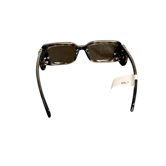 Gucci NWT Rectangular Frame GG Sunglasses in Tortoiseshell - Picture 8 of 10